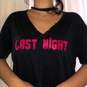 Black fashionable tshirt